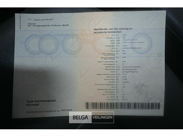 Ford transit lichte vrachtwagen - afbeelding 15 van  18