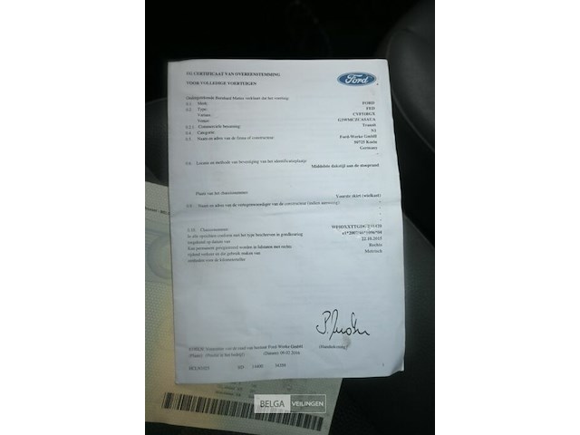 Ford transit lichte vrachtwagen - afbeelding 16 van  18