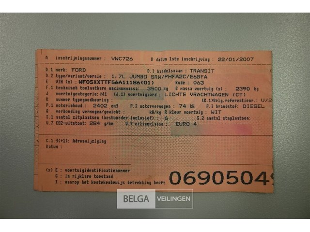 Ford transit lichte vrachtwagen - afbeelding 4 van  23