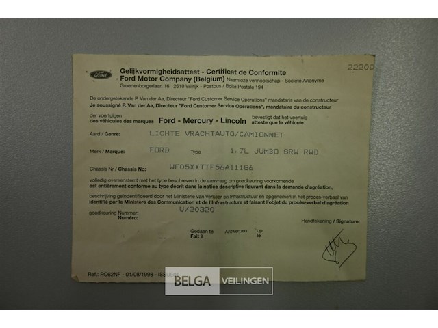 Ford transit lichte vrachtwagen - afbeelding 6 van  23