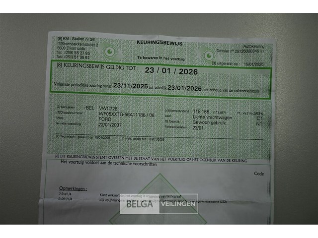 Ford transit lichte vrachtwagen - afbeelding 7 van  23