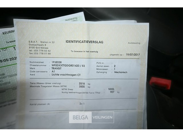 Ford transit lichte vrachtwagen - afbeelding 10 van  18