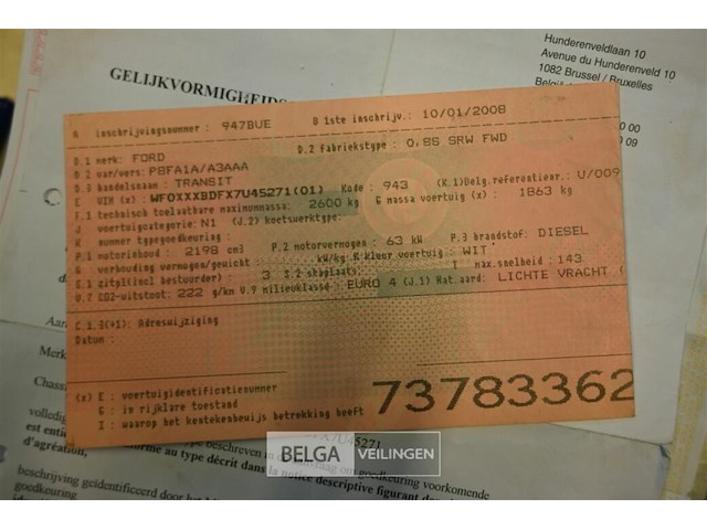 Ford transit lichte vrachtwagen - afbeelding 10 van  28