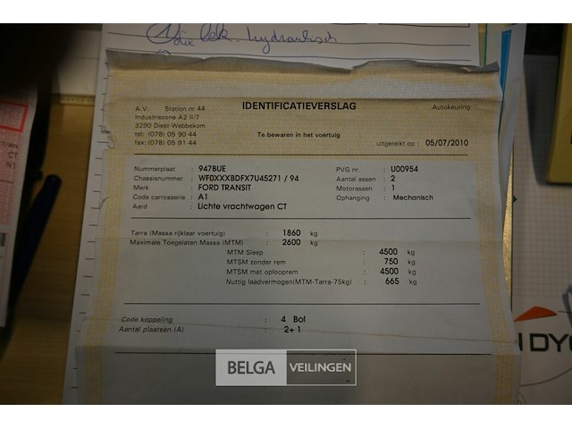 Ford transit lichte vrachtwagen - afbeelding 14 van  28