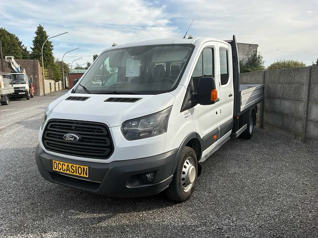 Ford transit van 350 2.0 ecoblue 130 pk – 7 zitplaatsen – verlaagd platform – 2019 – 97,937 km - gereserveerd voor professionals - afbeelding 1 van  44