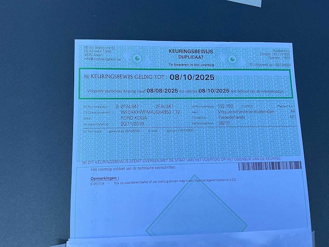 Ford vignale kuga schadewagen - afbeelding 19 van  19