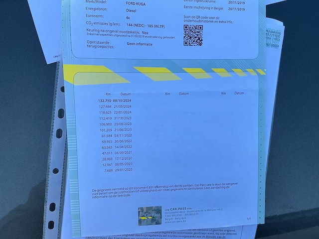 Ford vignale kuga schadewagen - afbeelding 15 van  19