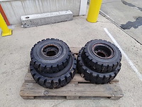 Forklift - tyres - tyre, wheel and rim