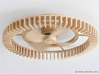 Forlight cork led ip44 design plafond ventilator met afstandsbediening - afbeelding 1 van  7