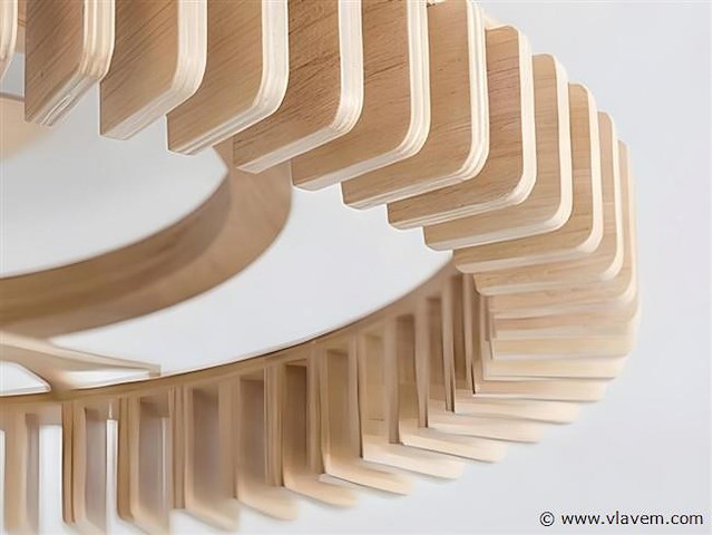 Forlight cork led ip44 design plafond ventilator met afstandsbediening - afbeelding 3 van  7