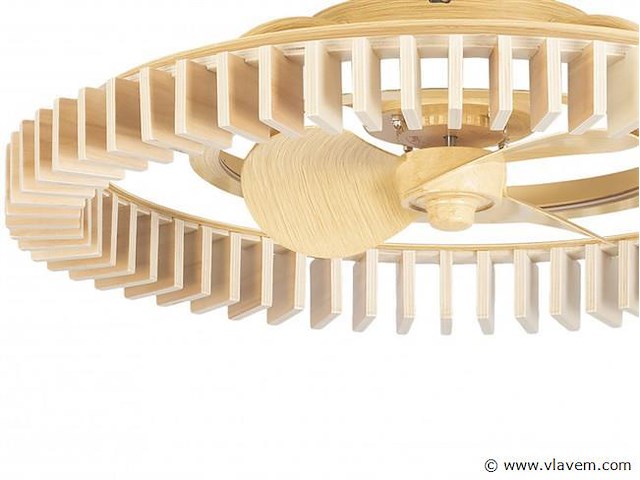 Forlight cork led ip44 design plafond ventilator met afstandsbediening - afbeelding 7 van  7