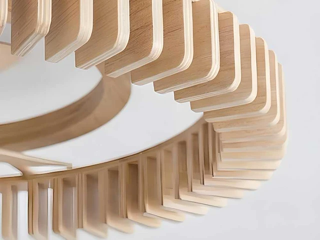 Forlight cork led ip44 design plafond ventilator met afstandsbediening - afbeelding 4 van  11