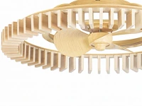 Forlight cork led ip44 design plafond ventilator met afstandsbediening - afbeelding 5 van  11