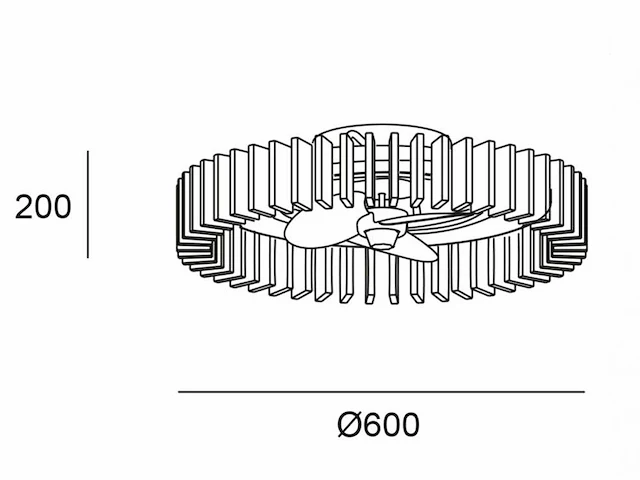 Forlight cork led ip44 design plafond ventilator met afstandsbediening - afbeelding 9 van  11
