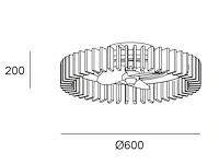 Forlight cork led ip44 design plafond ventilator met afstandsbediening - afbeelding 9 van  11