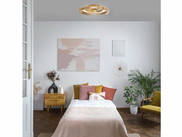 Forlight cork led ip44 design plafond ventilator met afstandsbediening - afbeelding 3 van  11