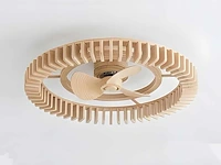 Forlight cork led ip44 design plafond ventilator met afstandsbediening