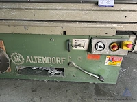 Formaatzaag altendorf l 45, serienummer 85-1-225, bouwjaar 1985. voorzien van een hoofdvermogen van 5,5 kw en een voorritzmotor van 0,75 kw. - afbeelding 2 van  4