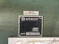 Formaatzaag altendorf l 45, serienummer 85-1-225, bouwjaar 1985. voorzien van een hoofdvermogen van 5,5 kw en een voorritzmotor van 0,75 kw. - afbeelding 3 van  4