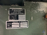 Formaatzaag altendorf l 45, serienummer 85-1-225, bouwjaar 1985. voorzien van een hoofdvermogen van 5,5 kw en een voorritzmotor van 0,75 kw. - afbeelding 4 van  4