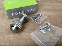 Formani rvs voordeurknop rond 50 mm (40x) - afbeelding 1 van  5
