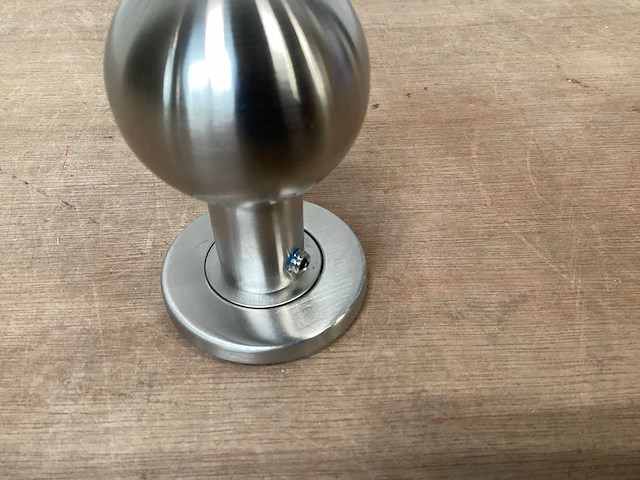 Formani rvs voordeurknop rond 50 mm (40x) - afbeelding 4 van  5