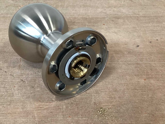 Formani rvs voordeurknop rond 50 mm (40x) - afbeelding 5 van  5