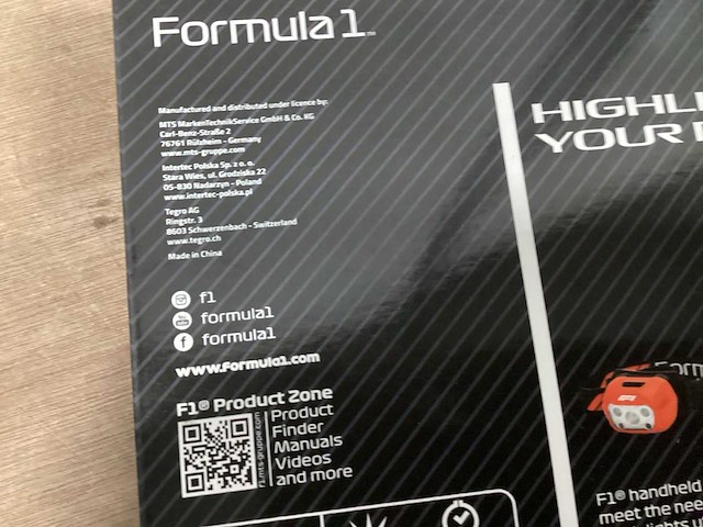 Formula 1 werklamp oplaadbaar 32w 3000 lumen (3x) - afbeelding 6 van  6