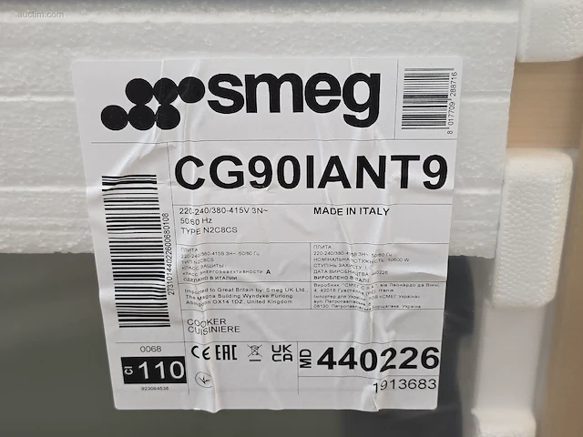 Fornuis smeg cg90iant9 - afbeelding 4 van  4