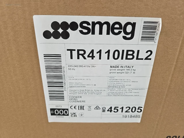 Fornuis smeg tr4110ibl2 - afbeelding 3 van  3
