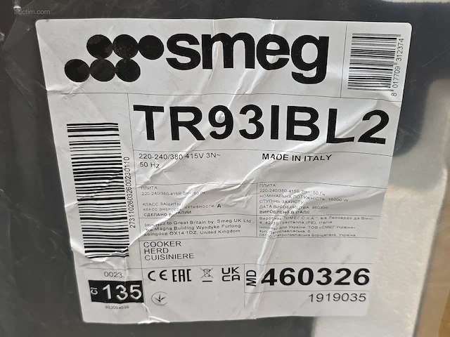 Fornuis smeg tr93ibl2 - afbeelding 3 van  4
