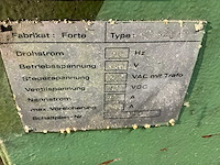 Forte spa401 bandzaagmachine - afbeelding 2 van  10