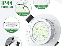 Fosfor led-inbouwspots, 5 w, dimbare ledspots - afbeelding 4 van  6