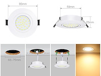 Fosfor led-inbouwspots, 5 w, dimbare ledspots - afbeelding 5 van  6