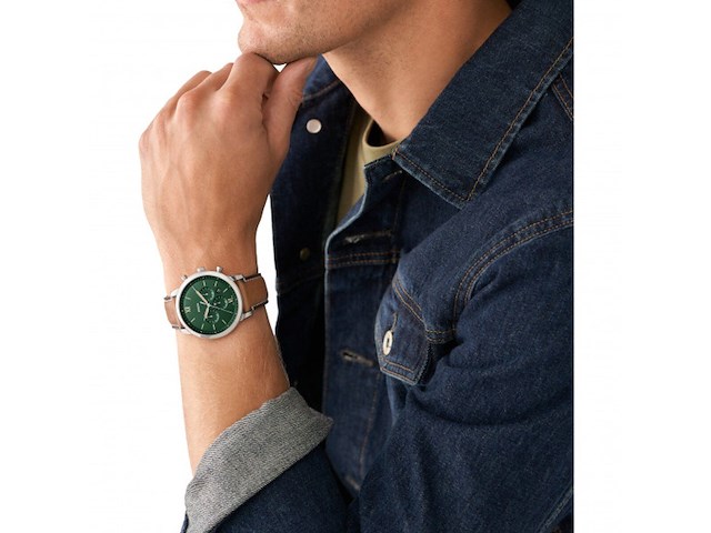 Fossil fs5963 herenhorloge 44 mm - zilverkleurig - afbeelding 3 van  5