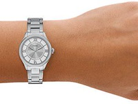 Fossil gilmore dames horloge 28 cm - zilverkleurig - afbeelding 3 van  8