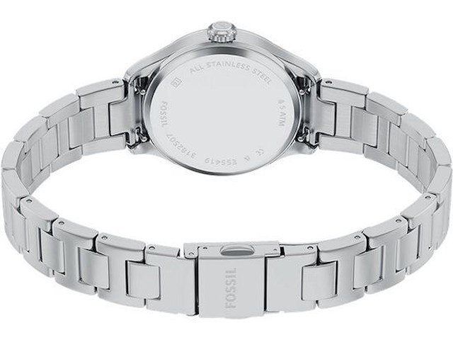 Fossil gilmore dames horloge 28 cm - zilverkleurig - afbeelding 6 van  8