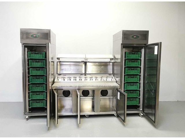 Foster - fps3gr/epro26bs - gekoelde tafelkoelkast en vriezer - afbeelding 1 van  2