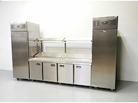 Foster - fps4gr/epro26bs - gekoelde tafel met koelkast en vriezer - afbeelding 3 van  3