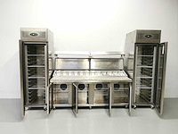 Foster - fps4gr/epro26bs - gekoelde tafel met koelkast en vriezer - afbeelding 1 van  4