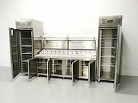 Foster - fps4gr/epro26bs - gekoelde tafel met koelkast en vriezer - afbeelding 3 van  4