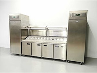Foster - fps4gr/epro26bs - gekoelde tafel met koelkast en vriezer - afbeelding 4 van  4