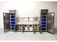 Foster - fps4gr/epro26bs - gekoelde tafel met koelkast en vriezer