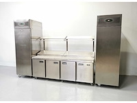 Foster - fps4gr/epro26bs - gekoelde tafel met koelkast en vriezer