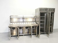 Foster - fps4gr/epro26bs - gekoelde tafel met koelkast en vriezer - afbeelding 2 van  3