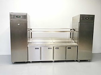 Foster - fps4gr/epro26bs - gekoelde tafel met koelkast en vriezer - afbeelding 1 van  2