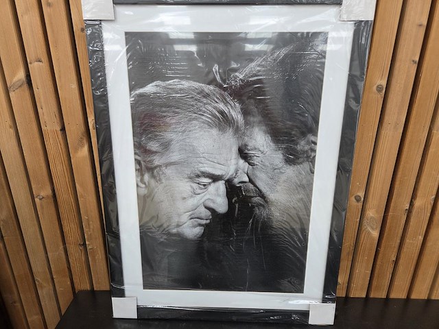 Foto in kader robert de niro en al pacino - afbeelding 1 van  4