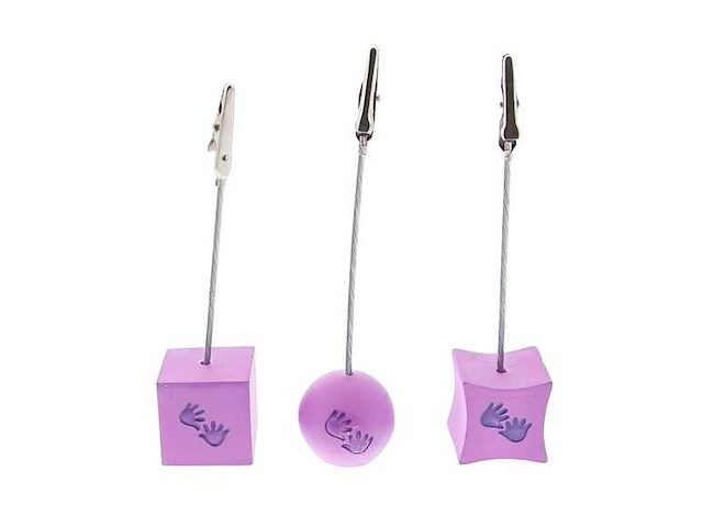 Fotoclip 3d handjes fuchsia - kerst- & seizoensartikelen (384x) - afbeelding 1 van  2