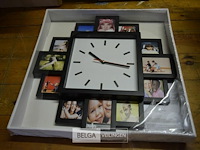 Fotokader met klok - afbeelding 1 van  3