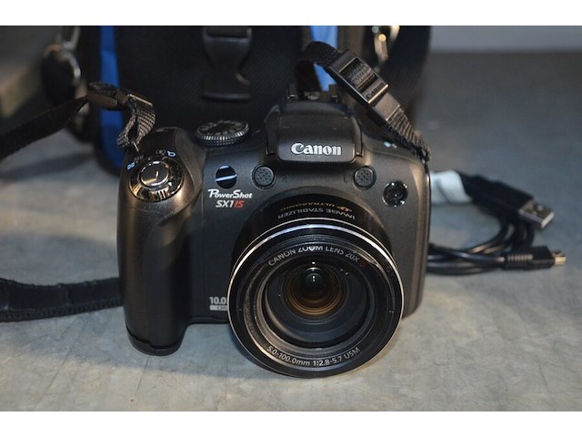 Fototoestel canon powershot sx1is pc1331 in draagtas - afbeelding 2 van  7